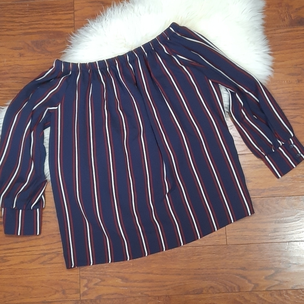 Jeanette Plus striped blouse - Picture 3 of 8